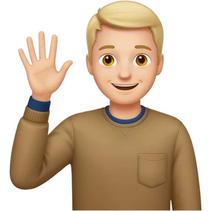 crea un emoji de un hombre cuerpo completo emoji