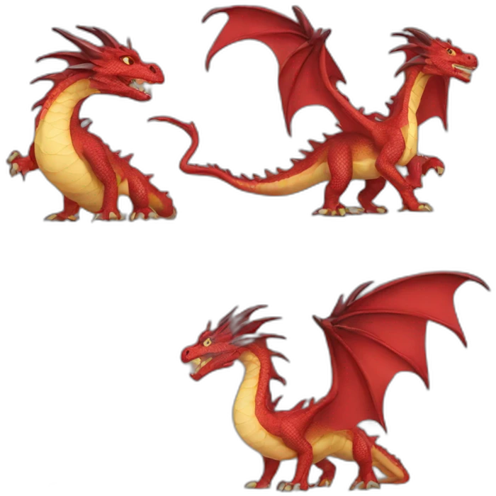 A Western style dragon emoji