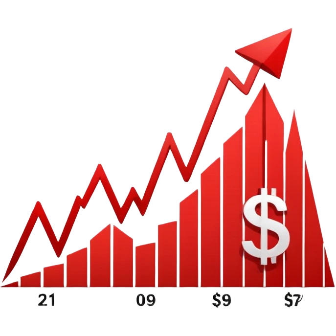 Falling value of the dollar emoji