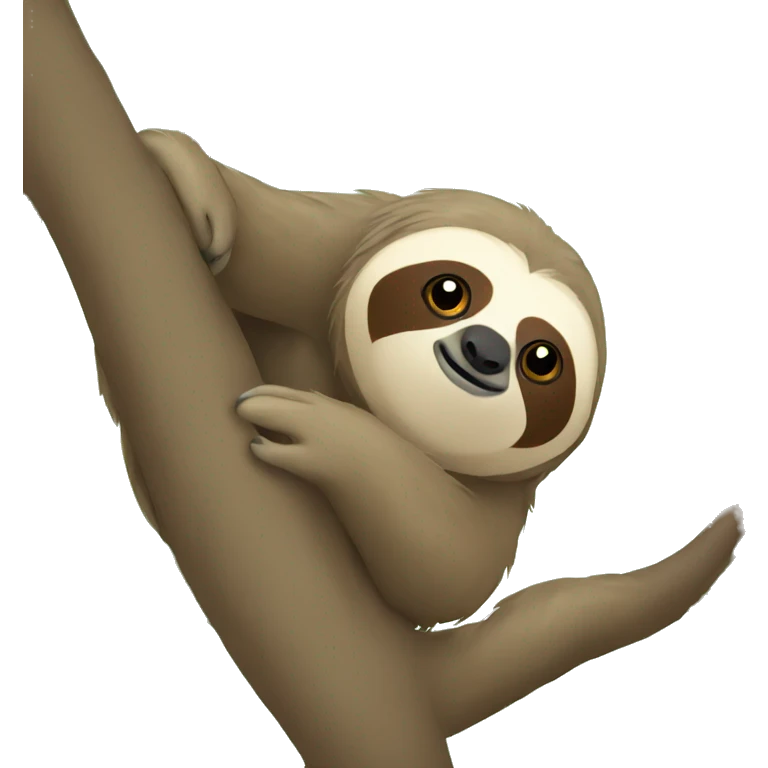 Sloth in a tree emoji