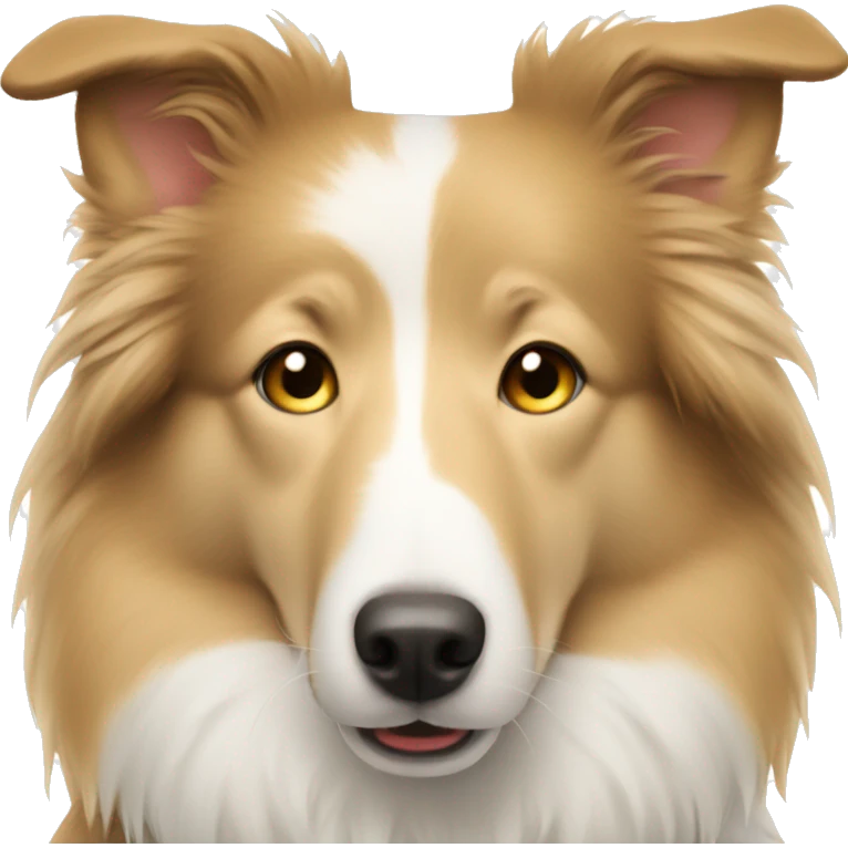 Light Collie Heart emoji