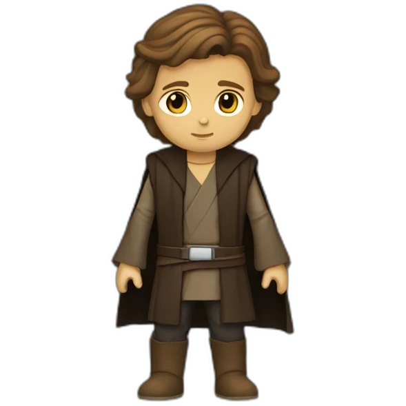 Anakin Skywalker entouré de jeune fille debout emoji