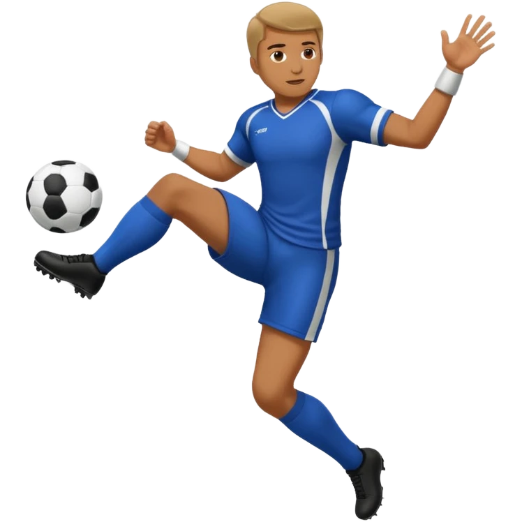 man playing  futboll emoji