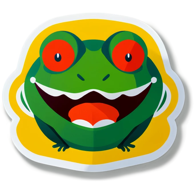 angry frog  emoji
