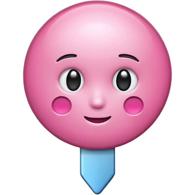 pink pin emoji