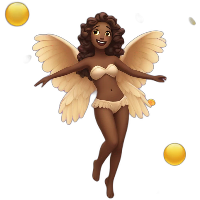 Venus flying emoji