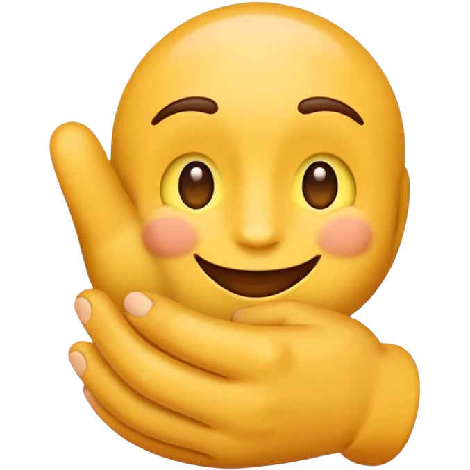 happy emoji doing Bellissimo (hand shake) gesture emoji