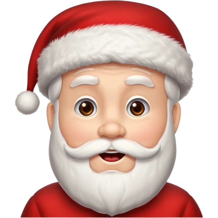 singing santa emoji