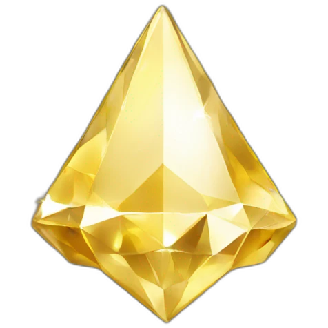 insignia de diamante oro emoji