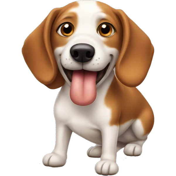 perro salchicha emoji