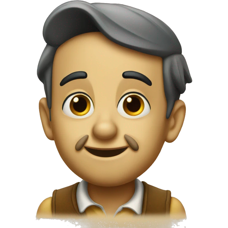 Pinocchio lying  emoji
