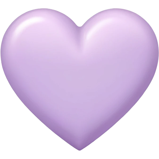lilac pastel heart emoji
