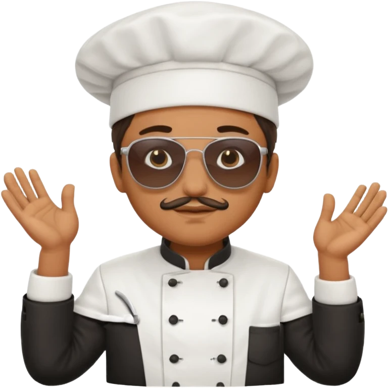Chef with sunglasses emoji