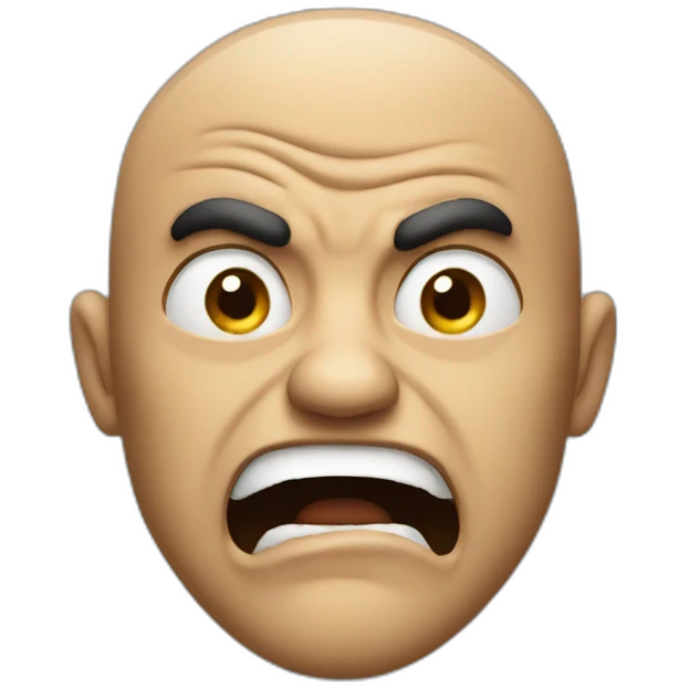 ANGRY MAN POINTING emoji