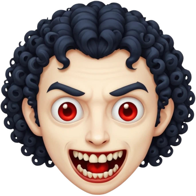 curly vamğire emoji