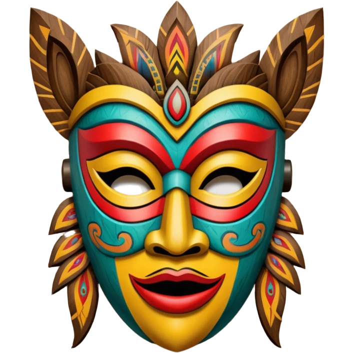 tribal mask emoji