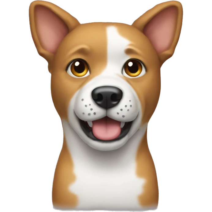 body dog with cat head emoji
