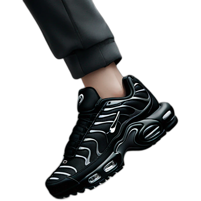 Nike tn total black emoji