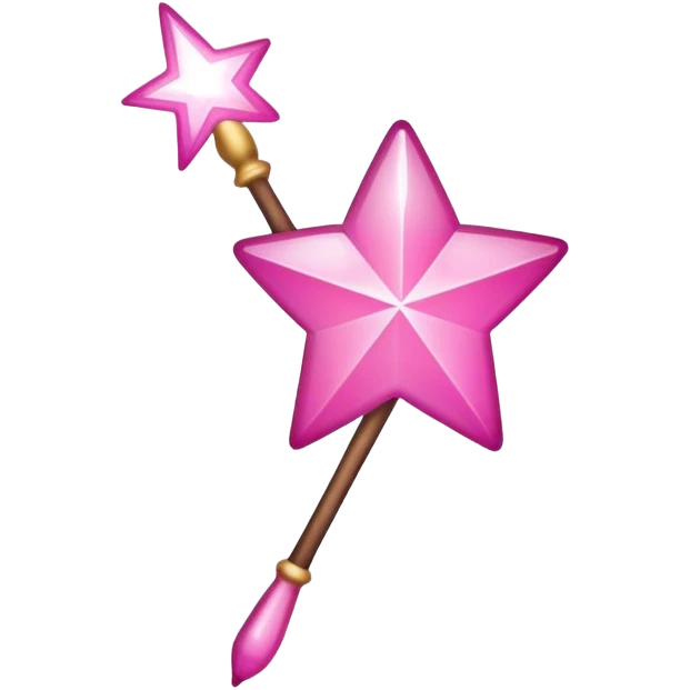 pink magic wand icon emoji