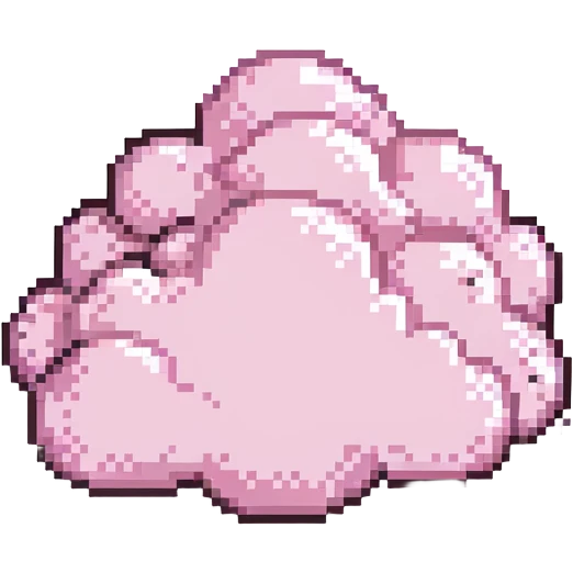 pink cloud emoji
