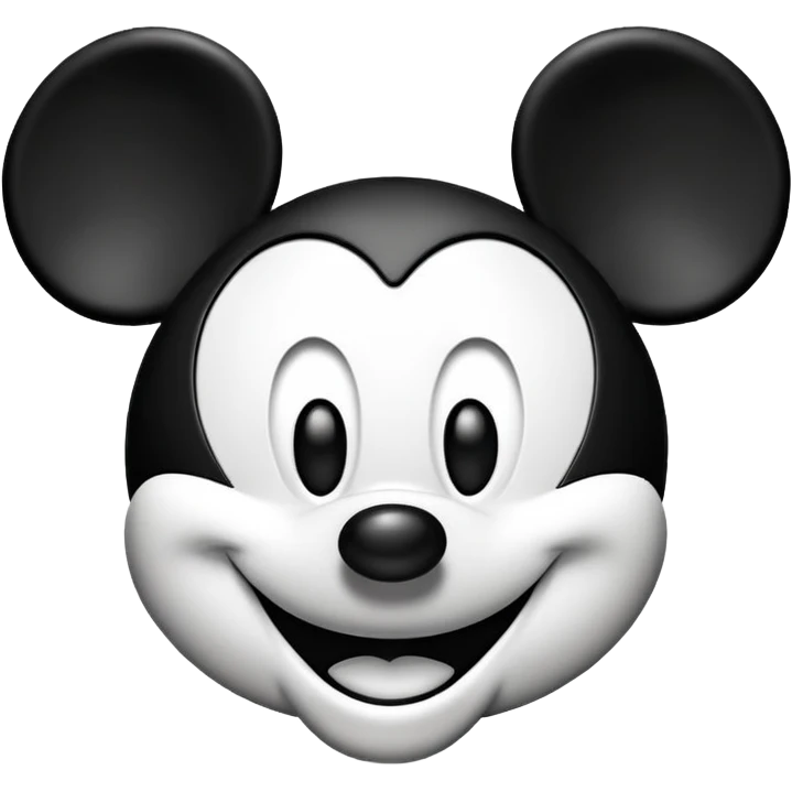 Emoji  of Mickey Mouse  face emoji