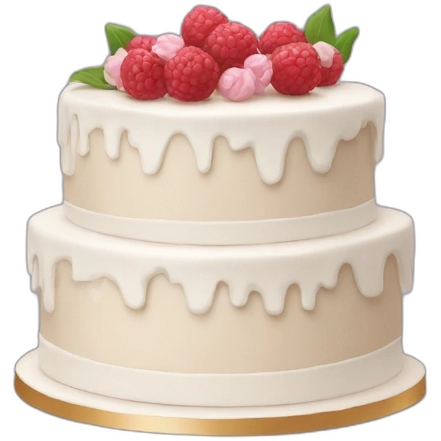 big piece of wedding cake emoji