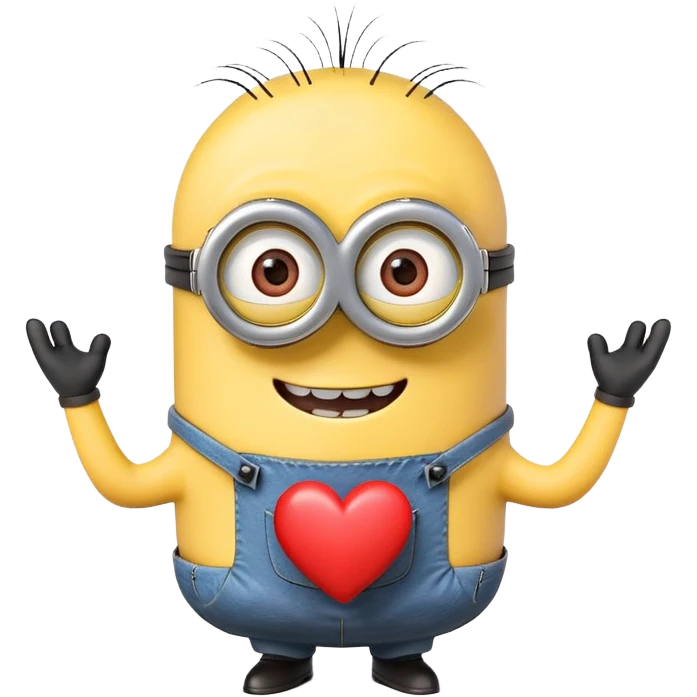 Minion with heart  emoji