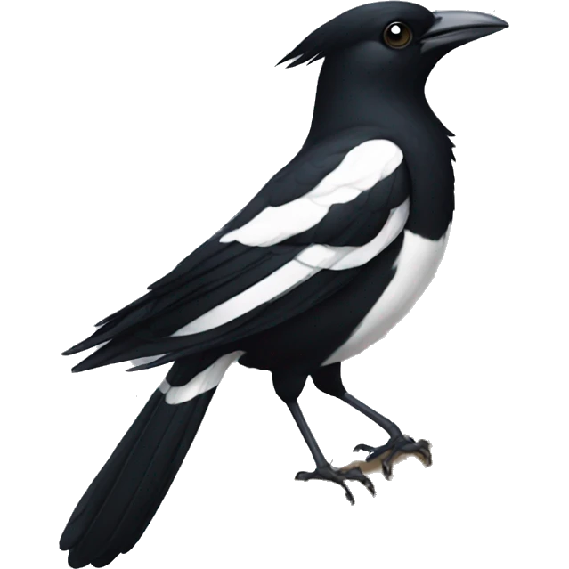 a magpie emoji