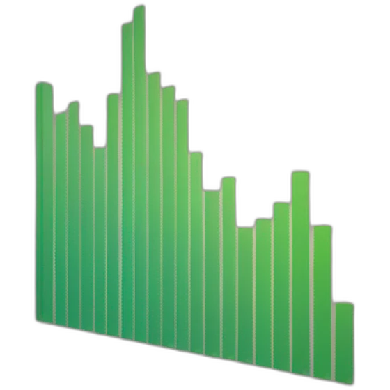 rising chart emoji
