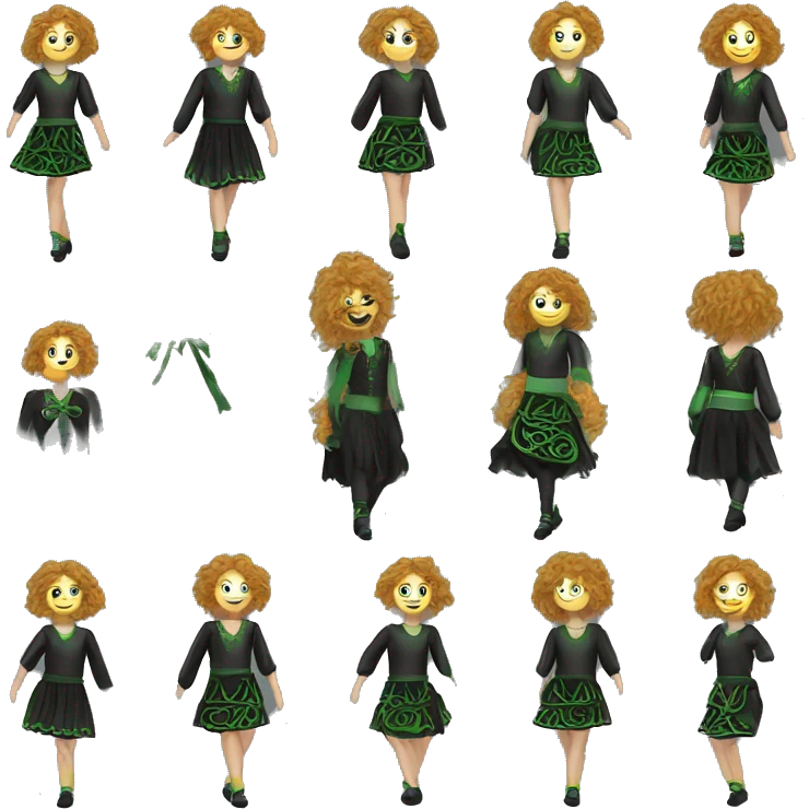irish dance ghillies emoji