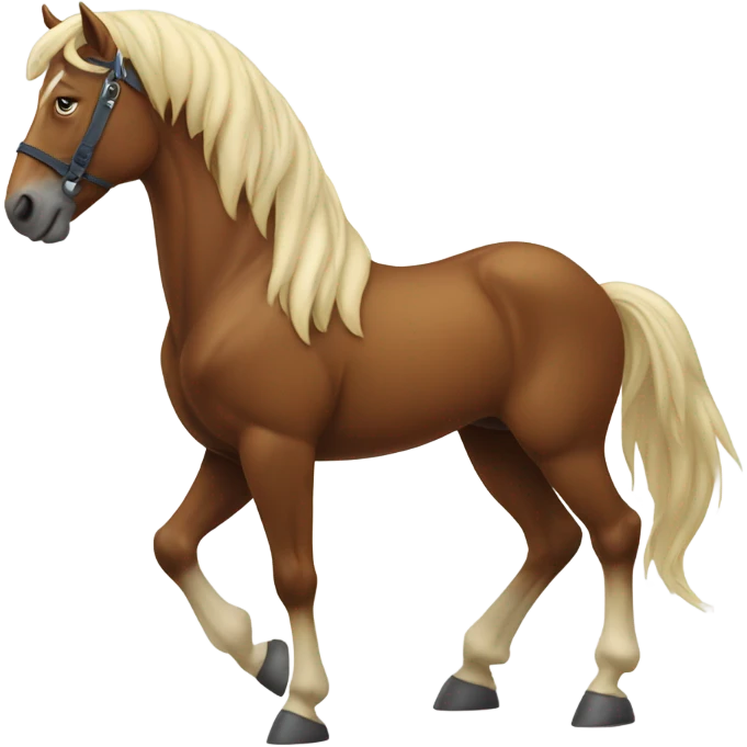 Horse rearing  emoji