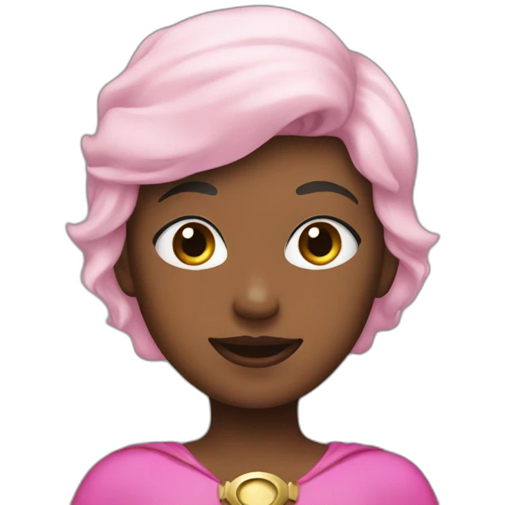 Batman in a pink dress emoji