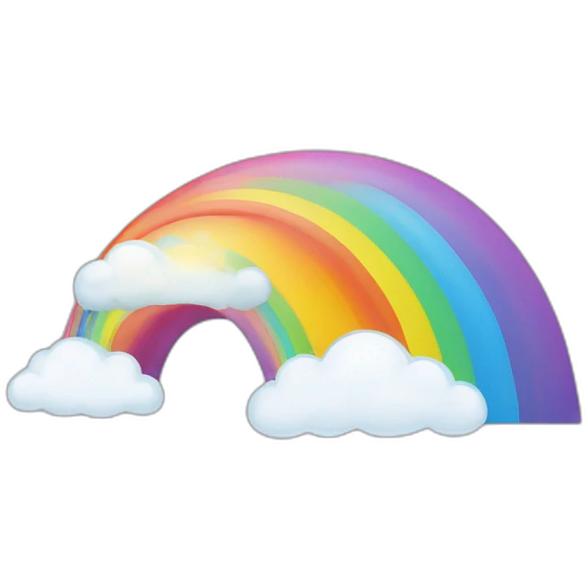 Renard arc-en-ciel emoji