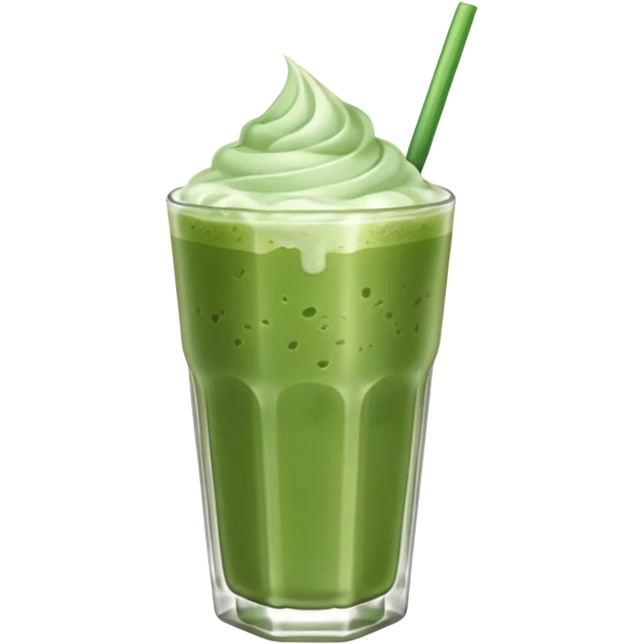 iced matcha latte emoji