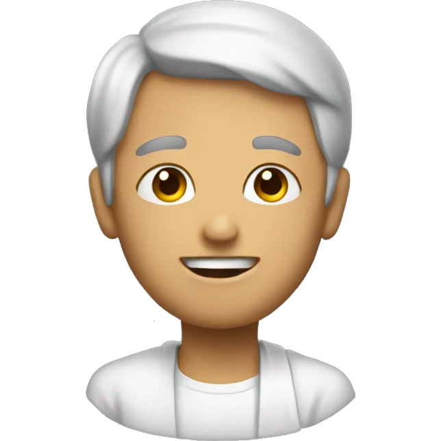 Emoji with thoung out and a peace  emoji