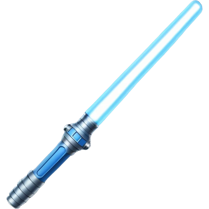 Blue Lightsaber from star wars emoji