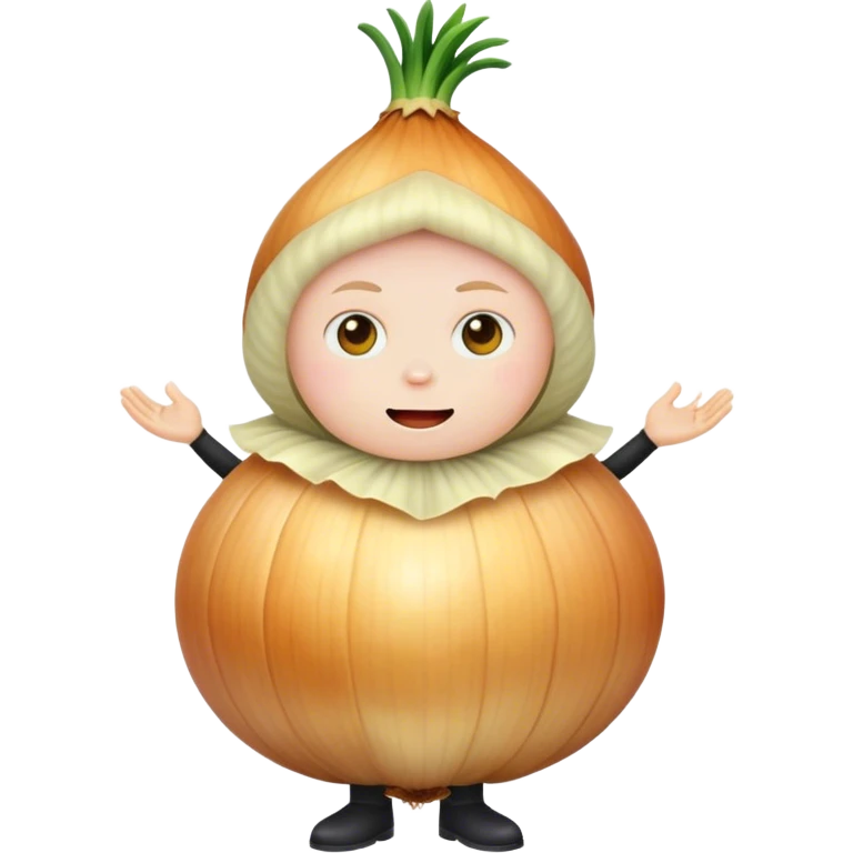A human onion  emoji