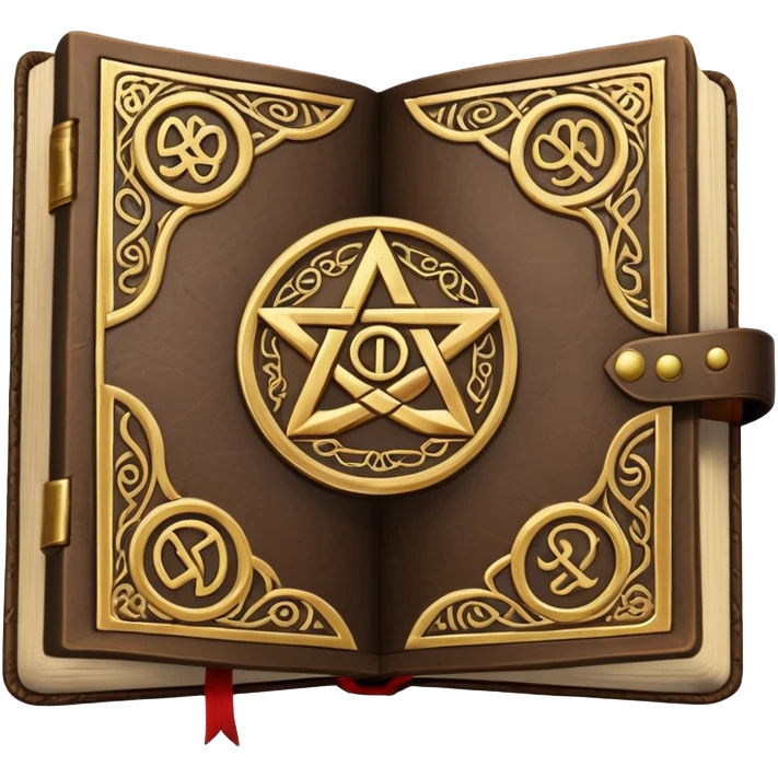 spellbook with runes emoji