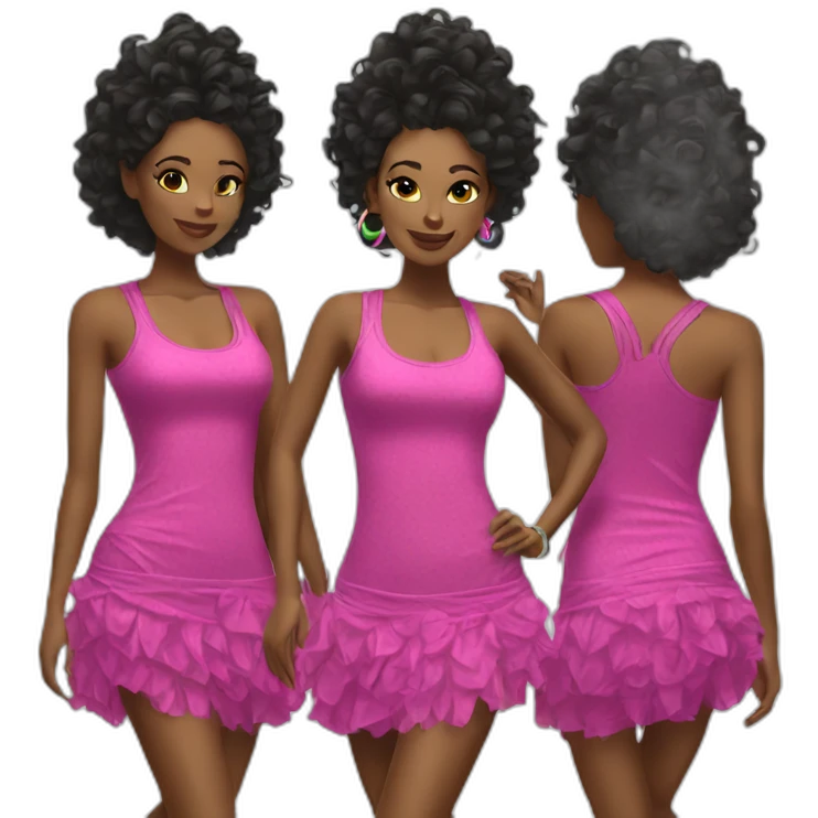 Zumba dress emoji