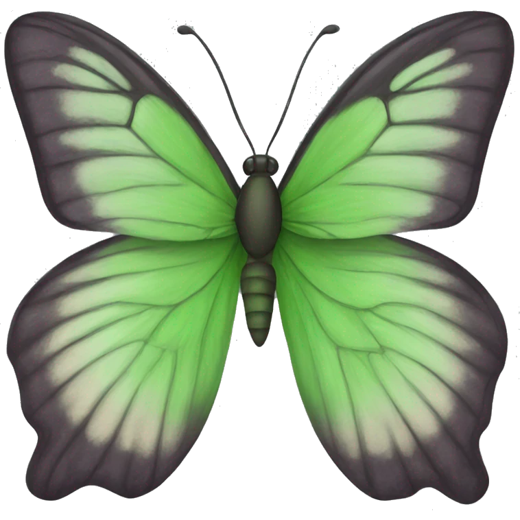 Mariposa verde emoji