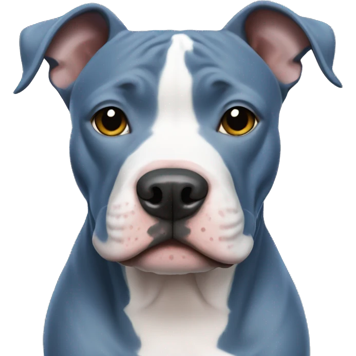 Blue pitbull emoji