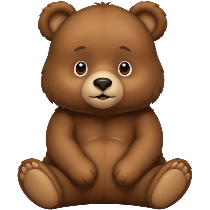 a cute bear emoji
