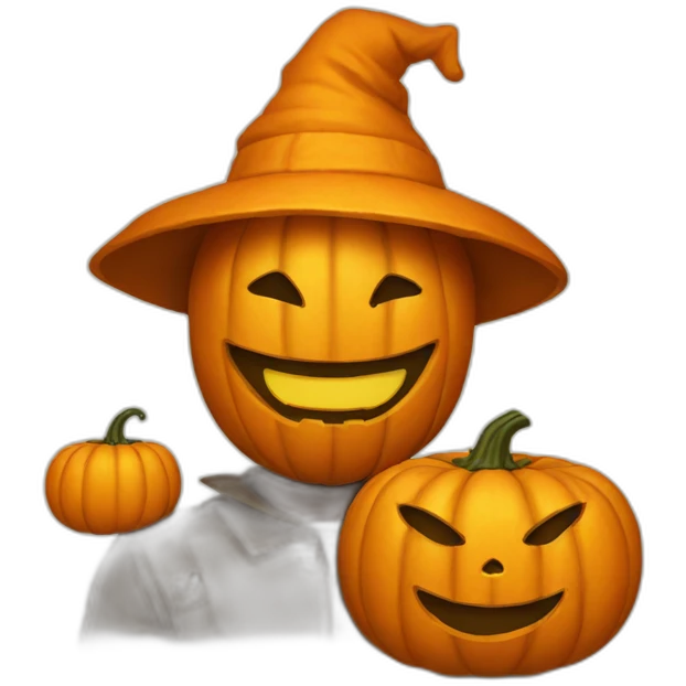 Pumpkin man emoji