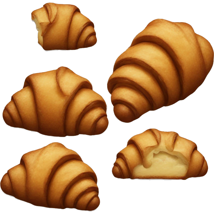 chocolate croissant emoji