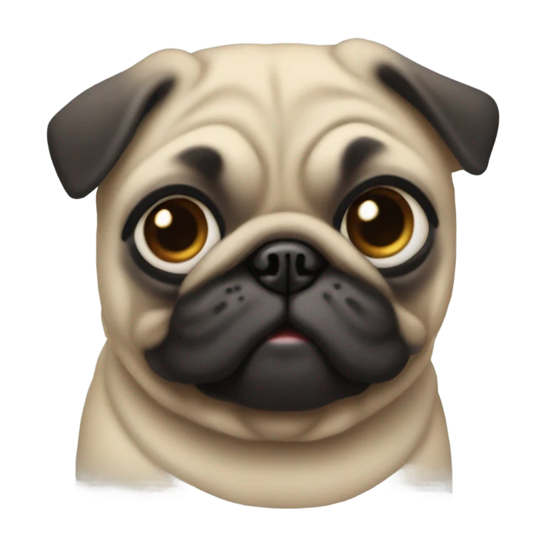 Pug emoji