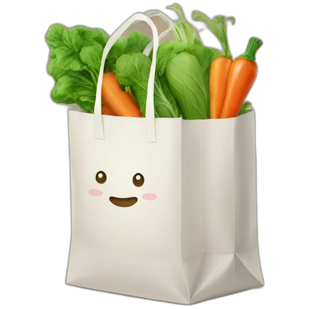 vegetable_in_shopping_bag emoji