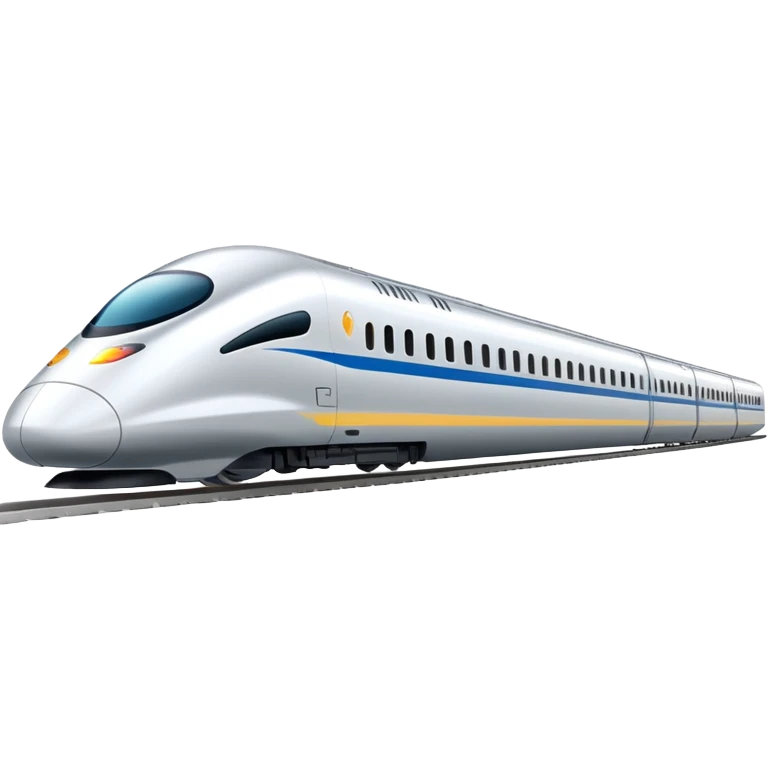 high speed bullet train emoji