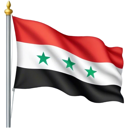 Revolutionär Flagge Syrien  emoji
