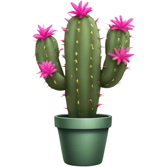 pink cactus emoji