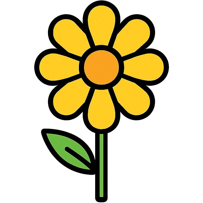 yellow flower emoji